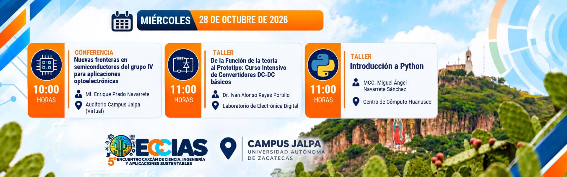 ECCIAS - Encuentro Caxcan 2026 - CampusJalpa - Miércoles