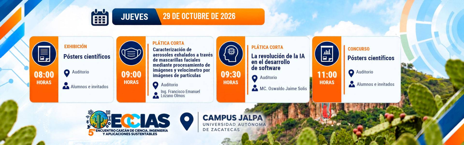 ECCIAS - Encuentro Caxcan 2026 - CampusJalpa - Jueves