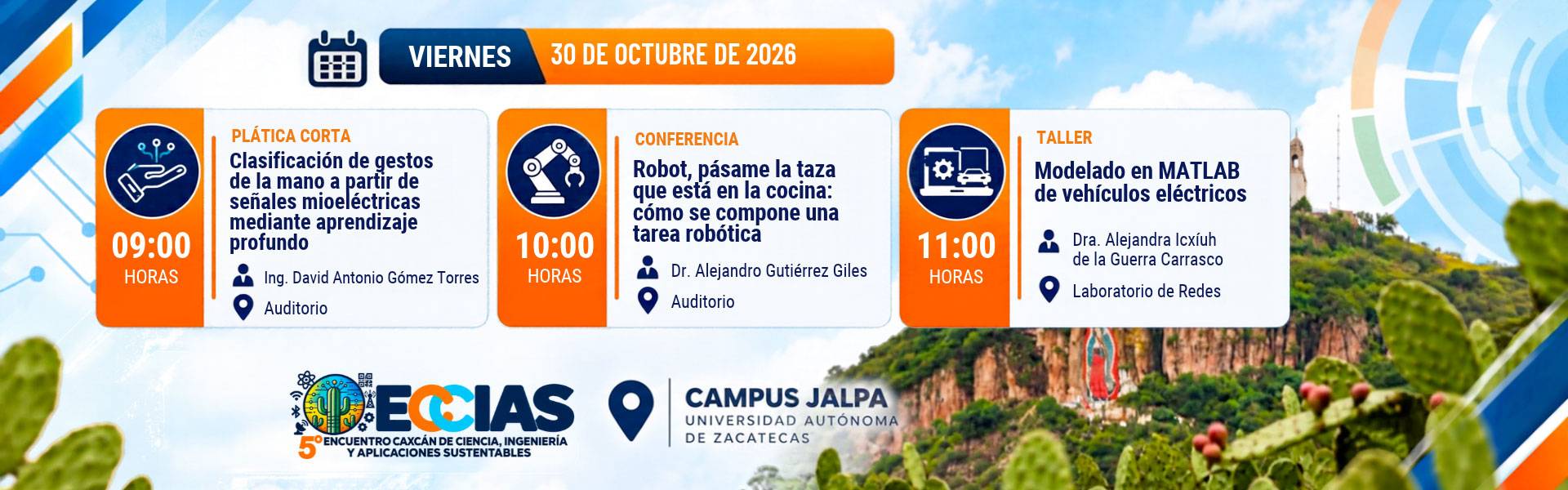 ECCIAS - Encuentro Caxcan 2026 - CampusJalpa - Viernes