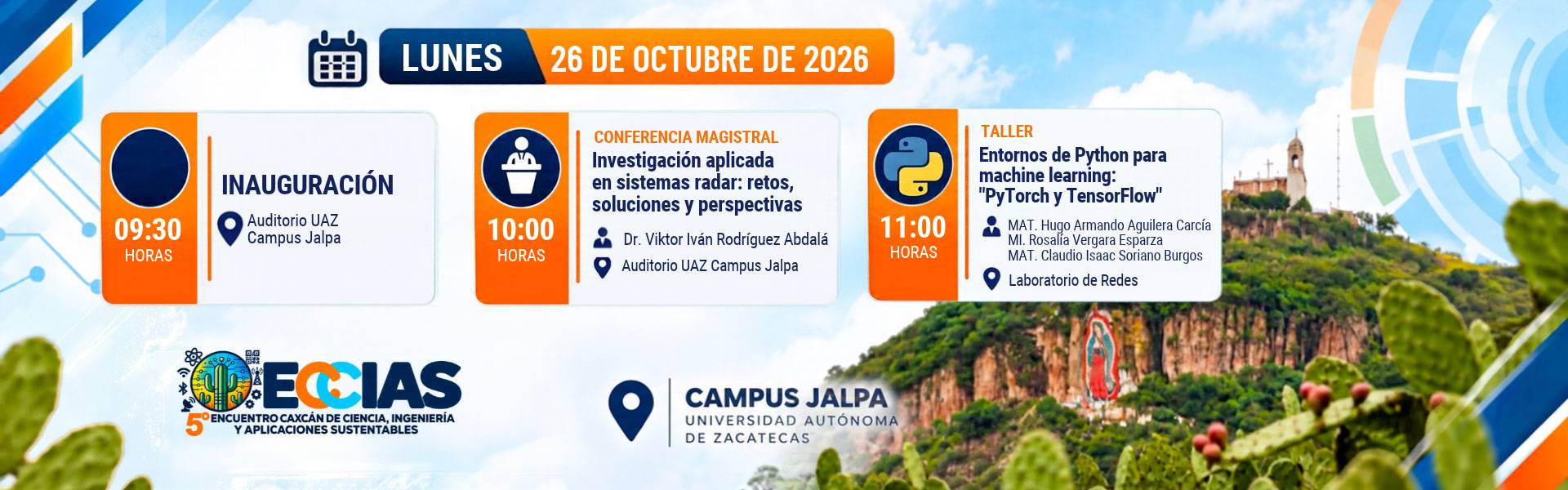 ECCIAS - Encuentro Caxcan 2026 - CampusJalpa - Lunes